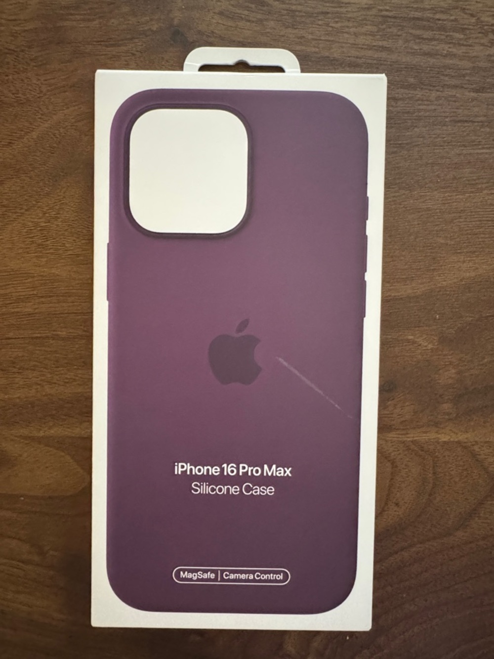 NIB Apple iPhone 16 Pro Max Silicone Case - Plum